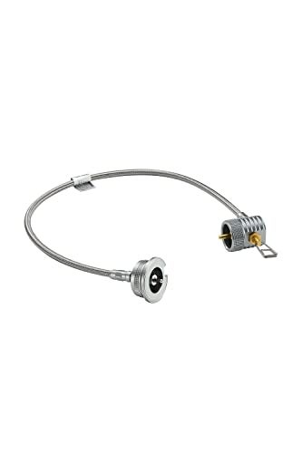 camping moon CAMPINGMOON Propane to Butane Adapter Builtin Regulator with Extend Hose 16oz1Lb Small Propane Tank to Camping Butane Stove Z59CB - Image 1