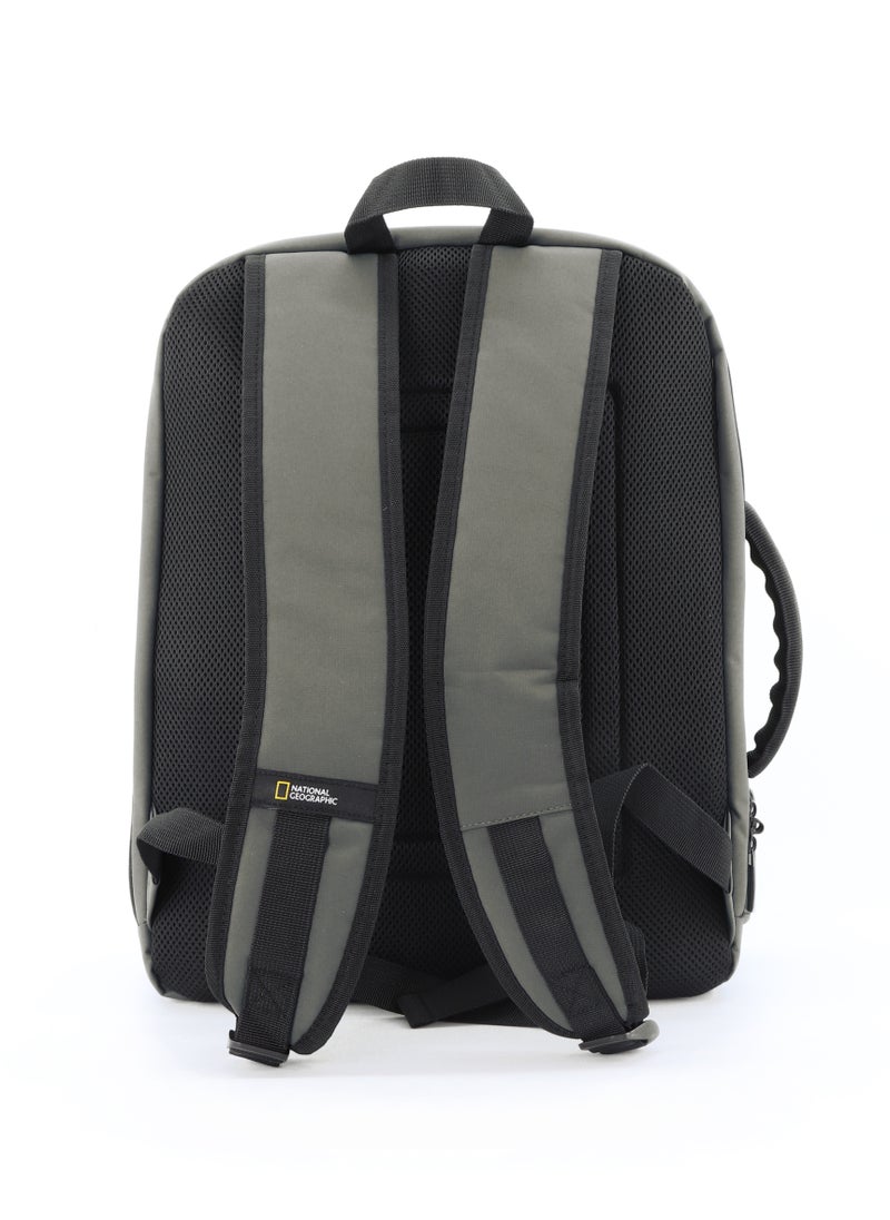 NATIONAL GEOGRAPHIC National Geographic Mutation 2 Compartment Backpack Khaki, Padded Laptop Tablet Bag For School College Office University, Durable Light Weight Water Resistant Backpack For Men And Women  - Image 4
