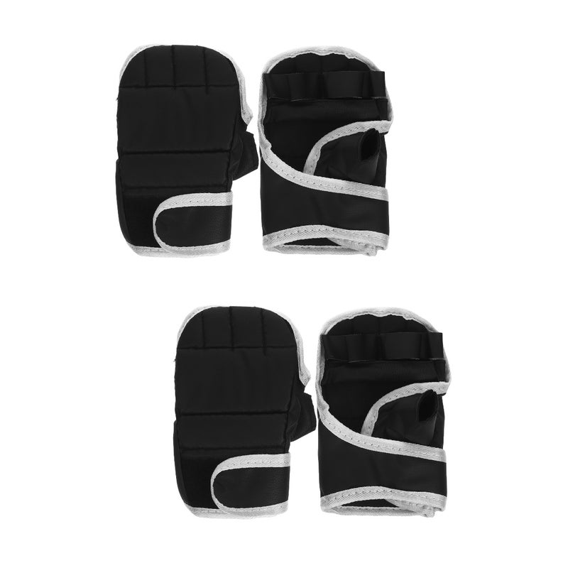 2 Pairs of Boxing Gloves Half-finger Gloves Training Gloves Sports Boxing Gloves Sparring Gloves Boxing Tool - Image 1