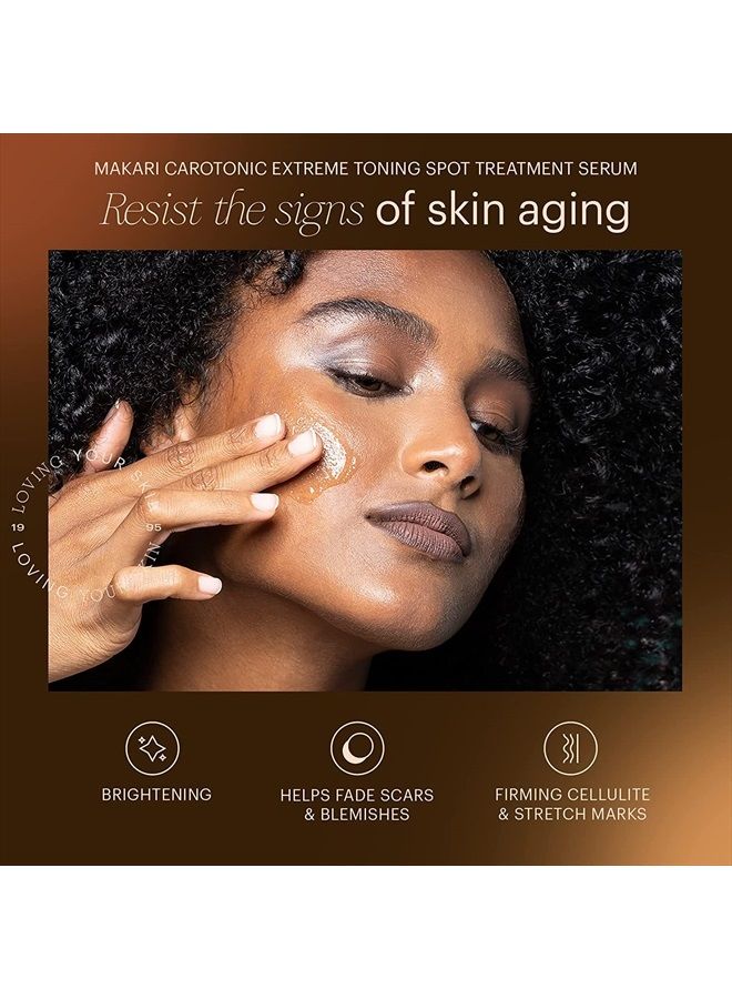 Makari Makari Naturalle Carotonic Extreme Brightening Serum SPF15 (1.7 oz) | Helps Heal Blemishes, Scars, and Imperfections | Brightens, Smoothens, & Gives Antioxidant Protection | For Oily & Acne-Prone Skin  - Image 3