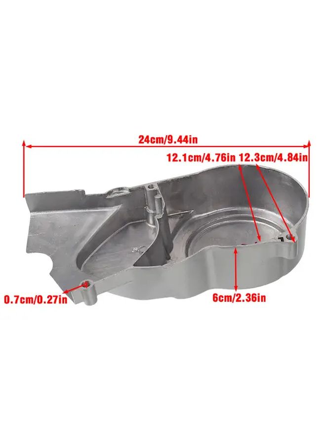 Left Engine Stator Cover for Brack Roketa Lifan YX Thumpstar 50cc 70cc 90cc 110cc 125cc CRF50 XR50 SSR YCF Dirt Pit Bike Heavy Duty Motorcycle Stator Cover Stainless Steel Easy Install - Image 2