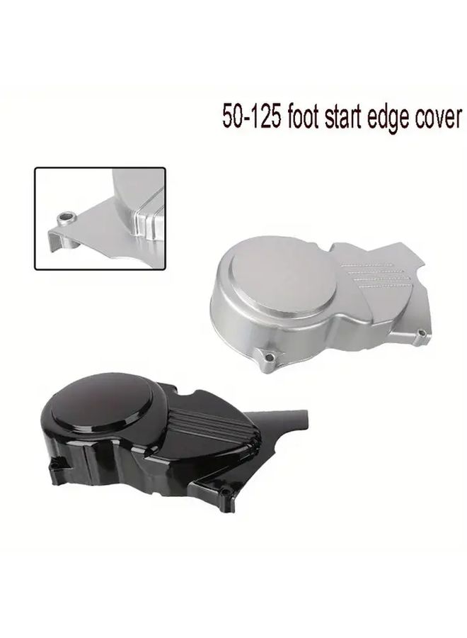 Left Engine Stator Cover for Brack Roketa Lifan YX Thumpstar 50cc 70cc 90cc 110cc 125cc CRF50 XR50 SSR YCF Dirt Pit Bike Heavy Duty Motorcycle Stator Cover Stainless Steel Easy Install - Image 1
