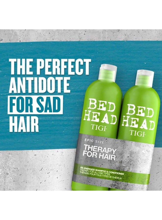 Bed Head Urban Antidotes Re-Energize Shampoo 25.36 oz (Pack of 2) - Image 2