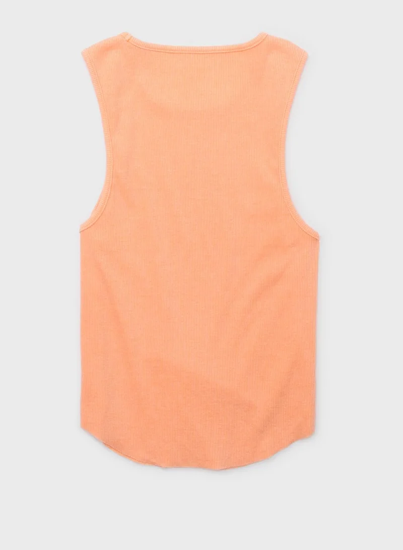 امريكان ايجل Knitted Cropped Tank Top