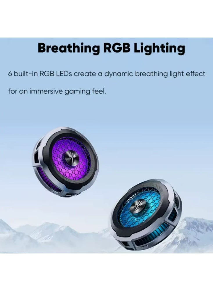 REDMAGIC Cryo Cooler 8 Air cooling fan, 18W high-power TEC cooling system, three adjustable cooling modes, ultra-lightweight design (65g), powerful cooling performance down to -20°C, ultra-quiet operation - Image 5