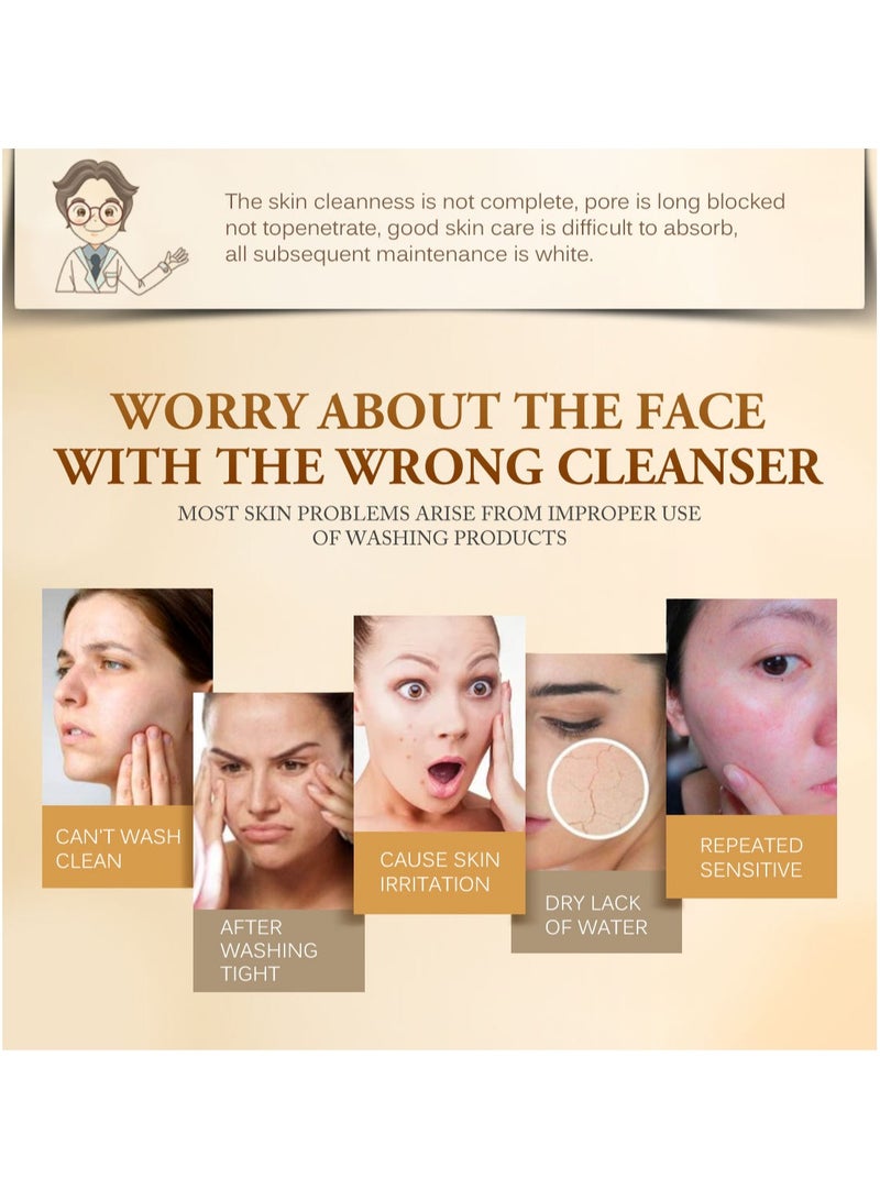 OEDO Amino Acid Bubble Moisturizing Cleanser Improve Skin Water Shortage Condition Clean The Skin Comfortable And Not Tight Make Skin Clean - Image 3
