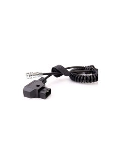 Y&D 4K 6K Pro Power Cable Suitable for Blackmagic Pocket Cinema Camera and Gold Mount V Battery Coiled Cord D-Tap(P-Tap) Plug to Weipu SF6 2 Pin Female  - Image 4