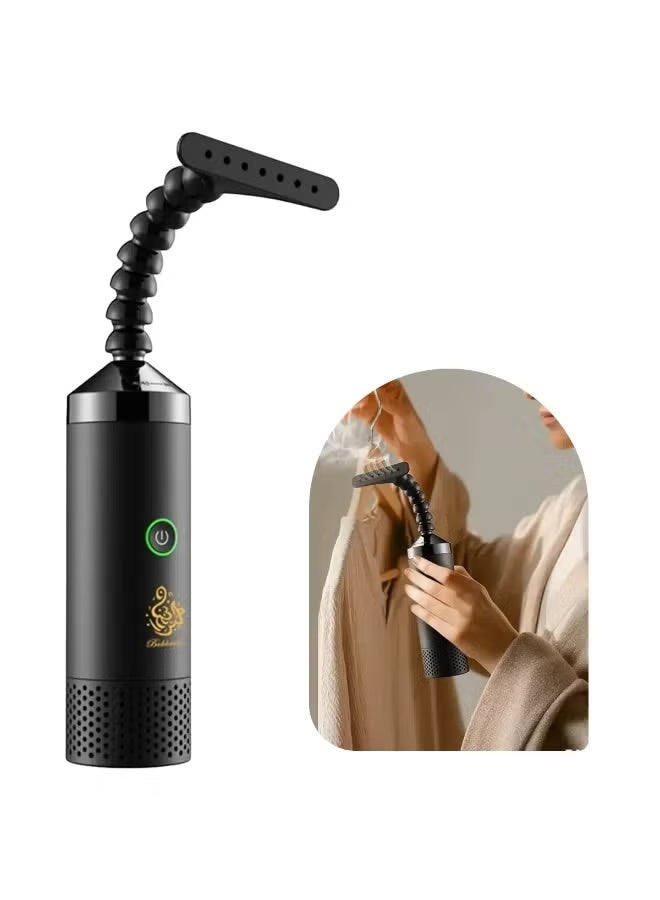بخور Electric Incense Burner Portable Bakhoor Burner Rechargeable USB Oud Burner with 2-Minute Auto Timer Flexible Neck Smokeless Design for Home Office Car Travel Clothes Scenting and Arabic Incense - Image 1