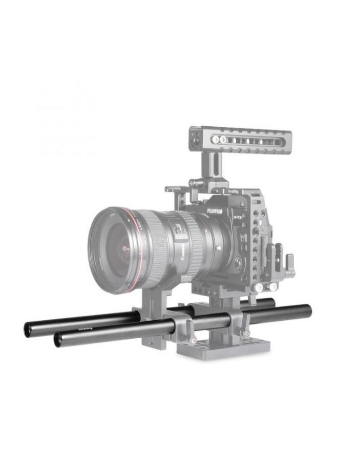 SMALLRIG SmallRig 2pcs 15mm Black Aluminum Alloy Rod(M12-30cm) 12inch 1053  - Image 4