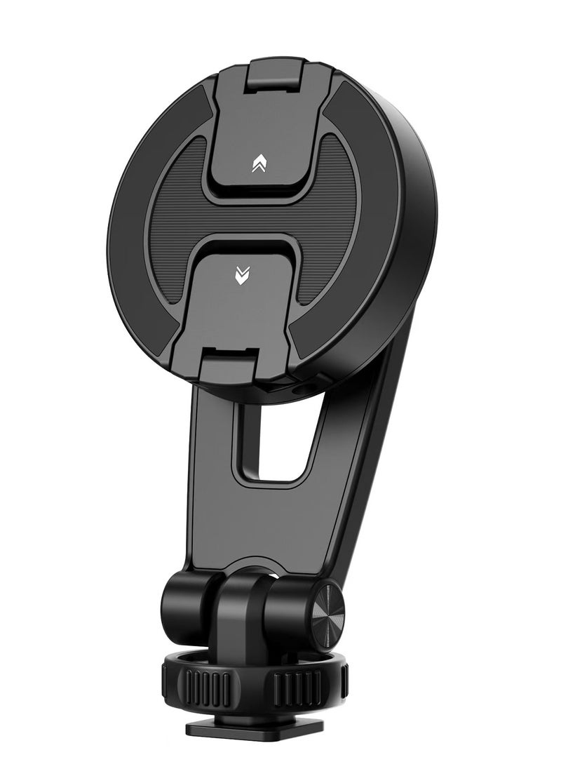 Generic - Magnetic iPhone Tripod Mount MA47, Magnet Phone Holder Adapter Tripod Clamp Compatible with MagSafe for iPhone 12 13 14 15 Plus Pro Max All Series and More - Image 1