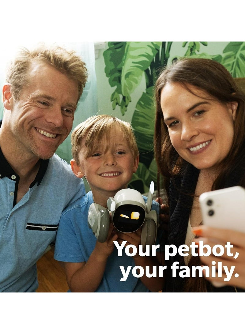 لونا روبوت الكلب الأليف الذكي الأكثر تطورًا من Loona - دردشة مدعومة بالذكاء الاصطناعي GPT - 4.0 مُمكّنة بالأوامر الصوتية والتحكم في التطبيق والتعرف على الإيماءات والتعرف على الوجه مع الشحن الذاتي - Image 2