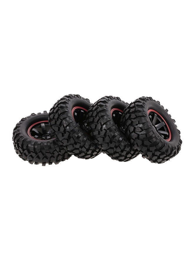 NIBEMINENT 4-Piece RC 6 Spokes Rim Buggy Tyre Set RM10567 - Image 1