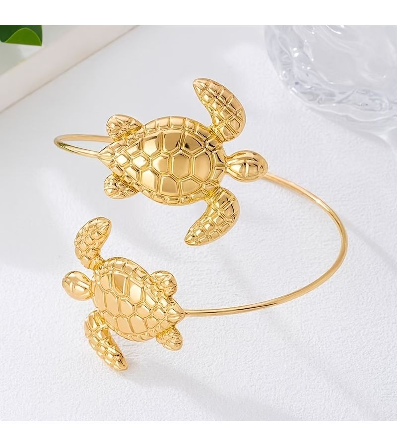 Golden Yellow Sea Turtle Curtain Tieback Adjustable Ocean Beach Decor - Image 4