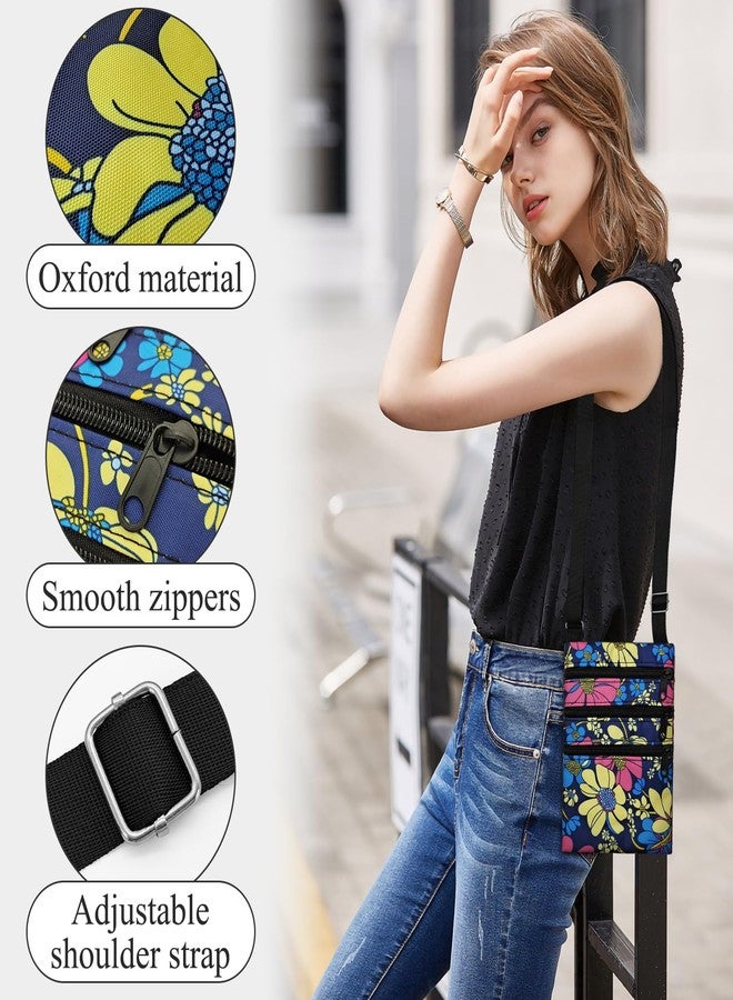 WisePoint Crossbody Phone Purse, Oxford Cloth Small Phone Purse Cell Phone Purse, Smartphone Crossbody Bag with Zipper (black) - Image 2