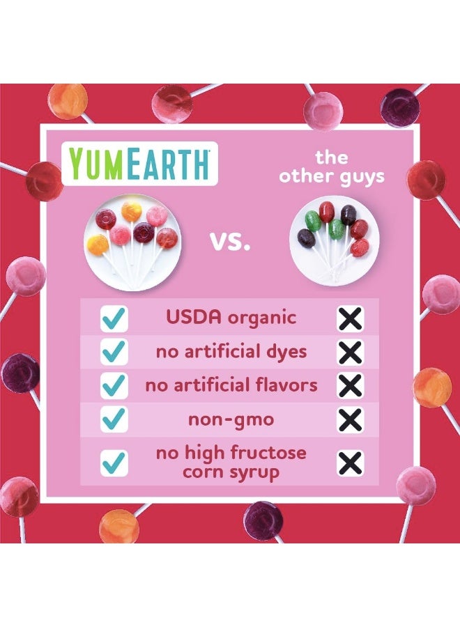 YumEarth Organic Lollipop, Assorted Flavors, 50 Lollipops - Image 5