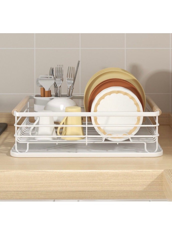 Efficient Dish Drain Storage Box for Organized Kitchen and Easy Drying  - Image 1