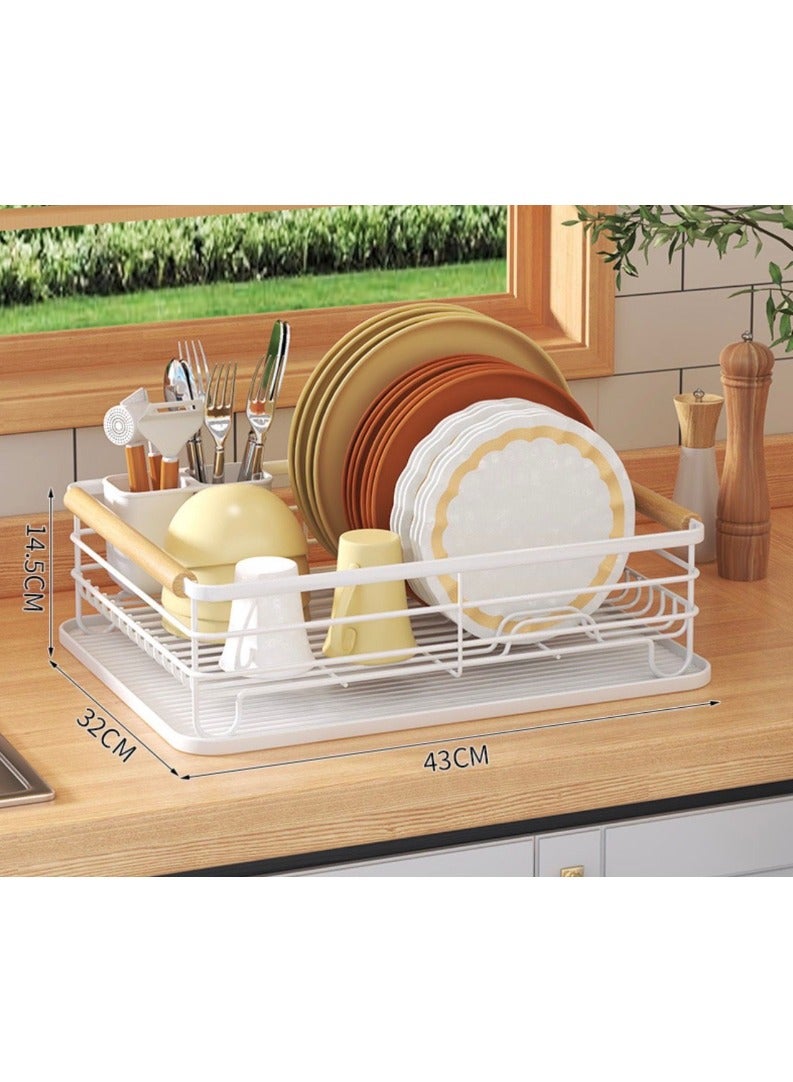 Efficient Dish Drain Storage Box for Organized Kitchen and Easy Drying  - Image 2