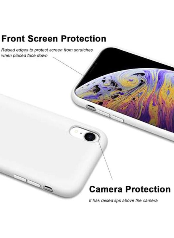 ایپل آئی فون ایکس آر وائٹ کے لیے حفاظتی بیک کور - Image 4
