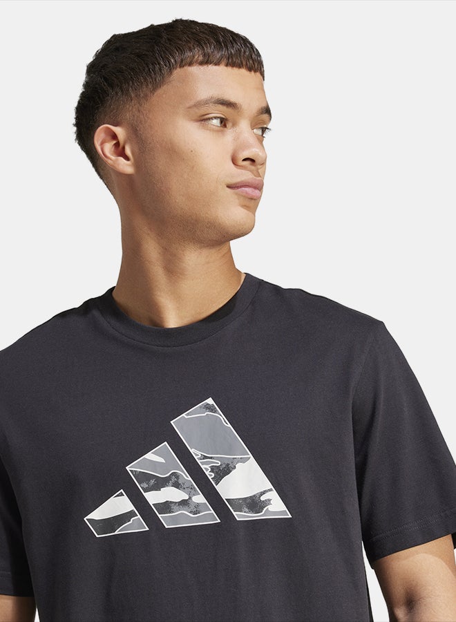 Adidas Camo Logo Graphic T-Shirt - Image 4
