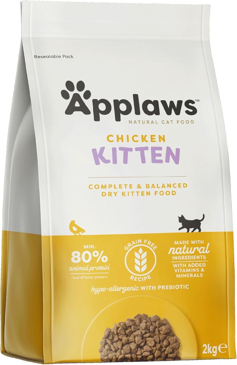 Applaws Easy assemble alternatives Kitten Dry Food Chicken - 2 Kg Seasonal & permanent compatible - Image 1