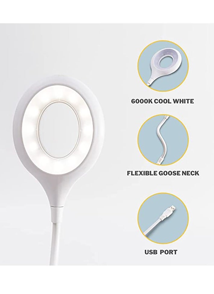ProOne - PLP723 Portable LED Lamp, esk Lamp Reading Lamp with Touch Control, Work from Home Essentials, Foldable Table Lamp with USB Plug, Eye Caring Reading Light for Office, Dormitory - Image 1