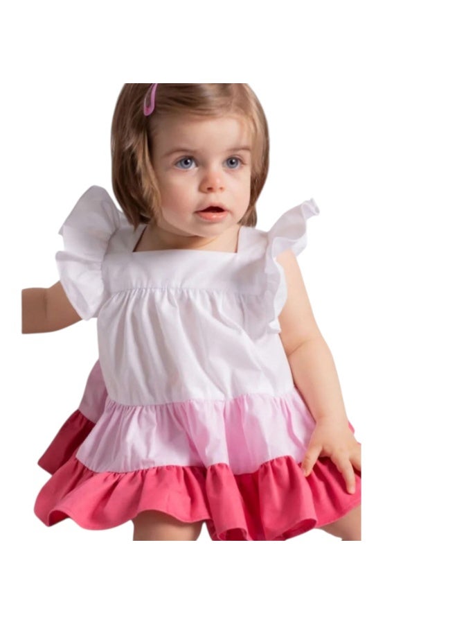 Girls dress, one to two years old  Color roles