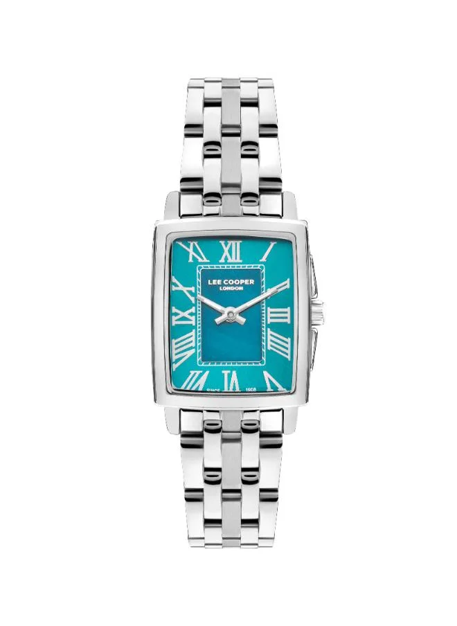لي كوبر Lee Cooper Women's Watch, Analog Display and Metal Strap - LC07940.390, Silver