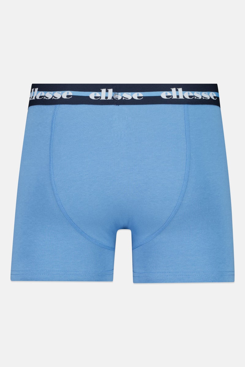 Ellesse Men 3 Pieces Brand Logo Trunks, Multicolor - Image 4