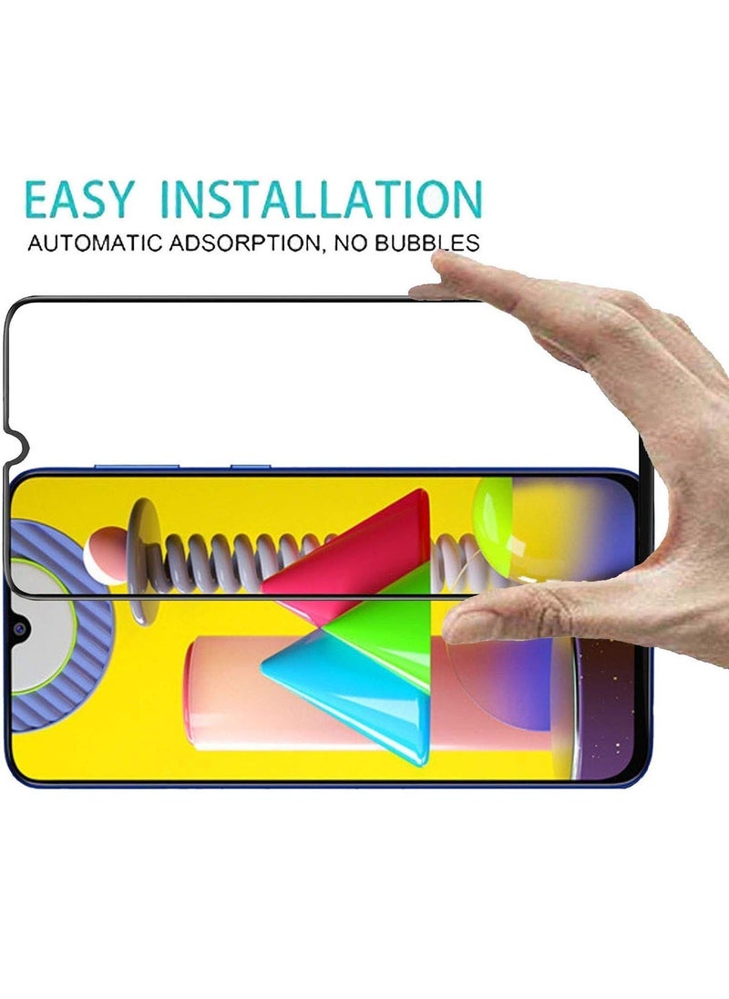 HuHa Screen Guard for Samsung Galaxy M30s / M30 / M31 / M21 / A30 / A30s / A50 / A50s Tempered Glass Screen Protector Full Glue  - Image 4
