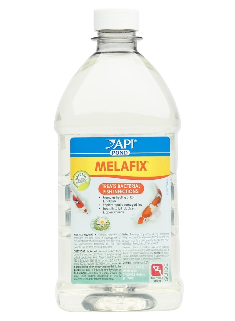 ايه بي آي API Pond Melafix 64 أونصة - علاج مضاد للبكتيريا لأسماك البرك