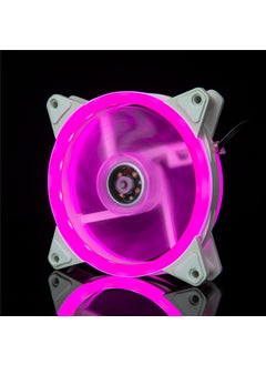 Generic Aurora Eclipse 16LED 12025 Dual Ring PC Case FanDouble ring white frame powder lamp Double ring white frame powder lamp 