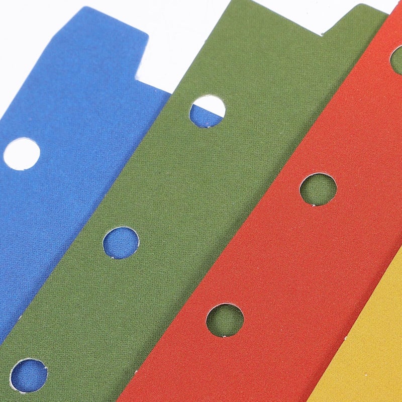 Vintage Color 5 Hole Index Tabs Paper Binder Dividers Set for Filing and School - Image 4