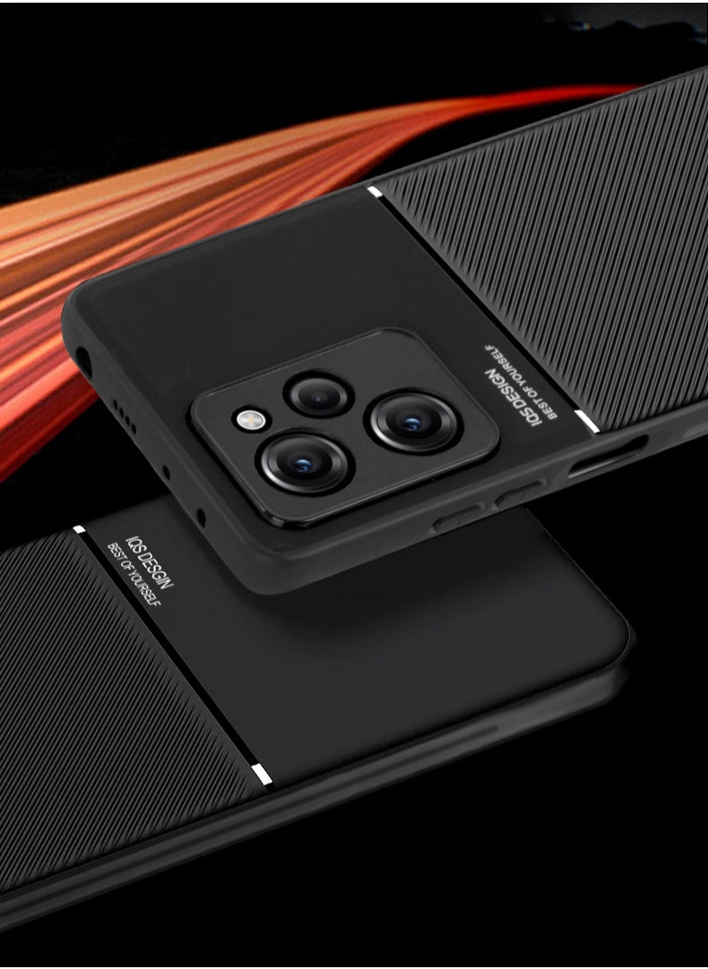 ELLAGECASE Premium Ultra-Thin Case for Xiaomi Poco X5 Pro 5G, Hidden Metal Plate, Slim Design, Easy to Hold, and Enhanced Camera Protection  - Image 5