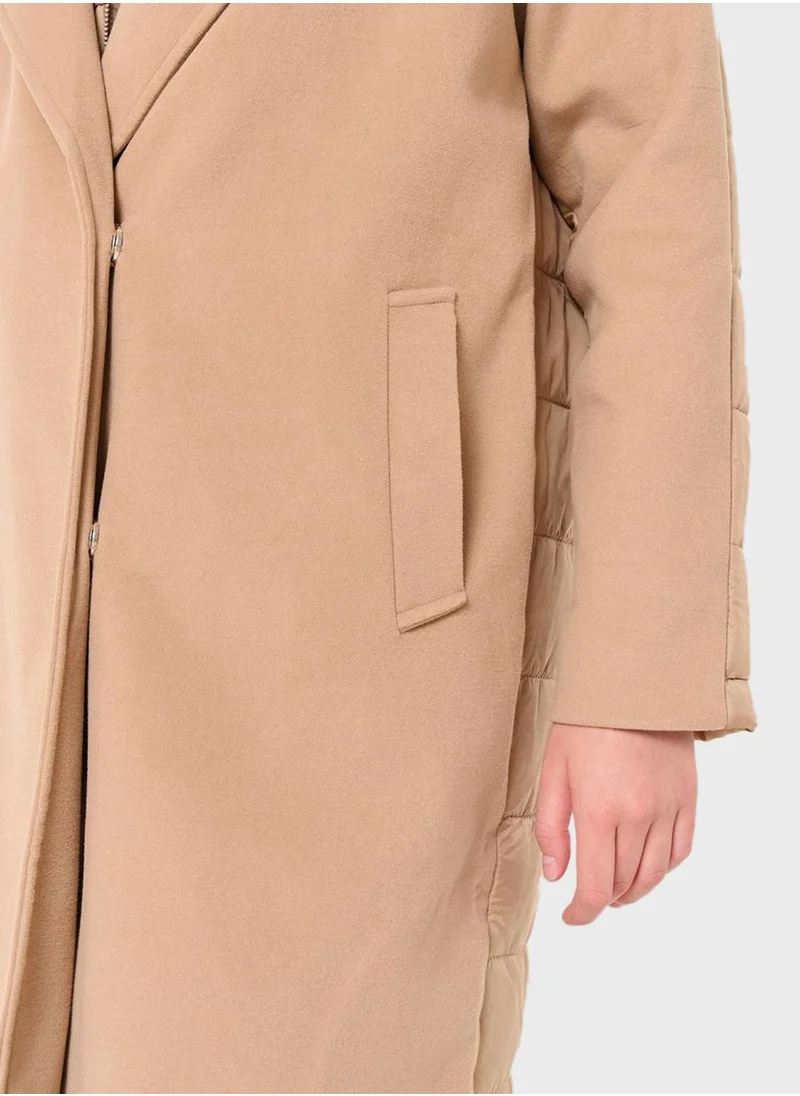 Jimmy Key Pocket Detail Hooded Coat