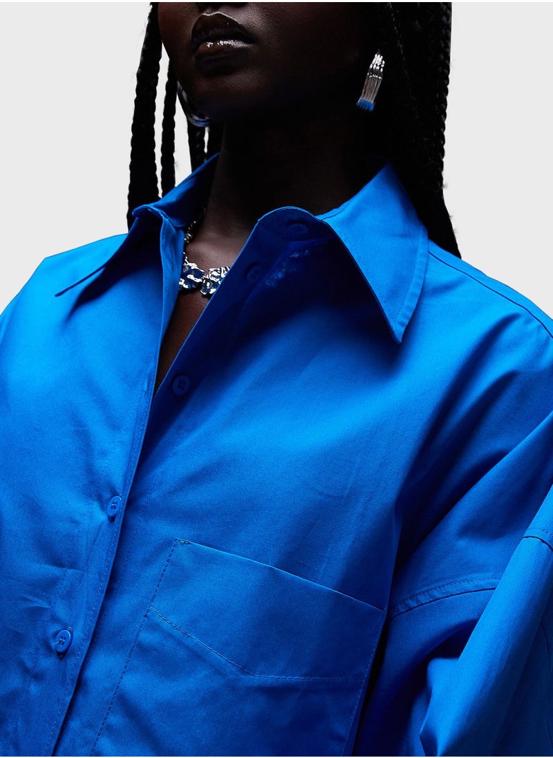 TOPSHOP Oversized Button Down Shirt  - Image 3