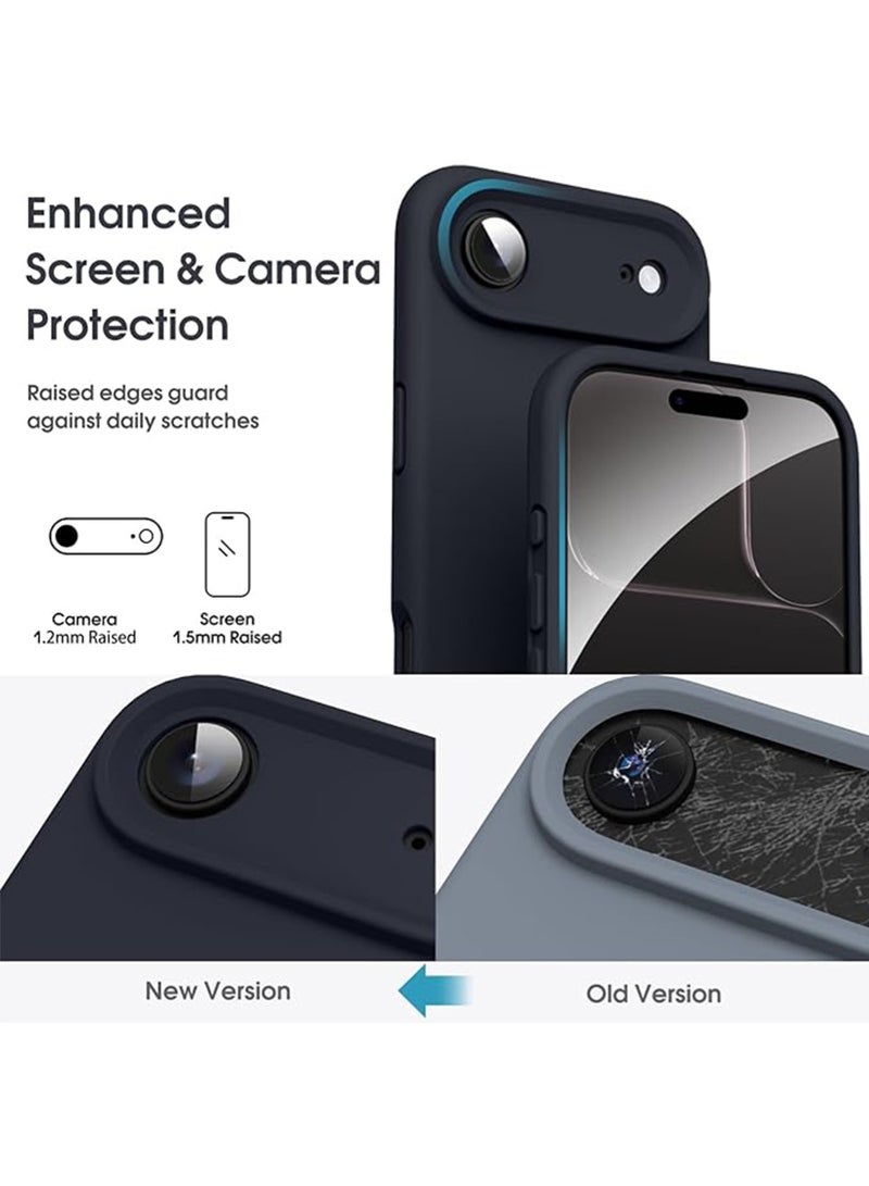 WRISTWISE Case Cover for iPhone 17 Air - [Camera All-Round Protection] [Soft Microfiber Lining Anti-Scratch] Shockproof Phone Case Cover, Black - Image 2