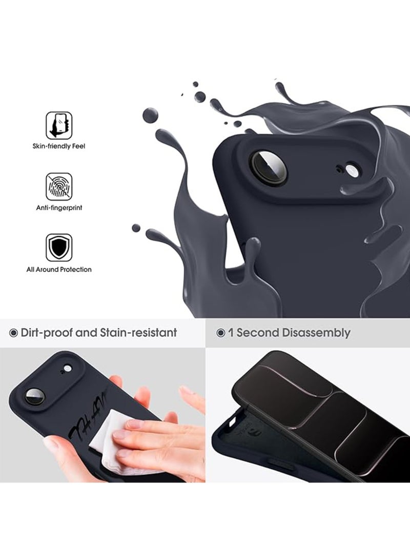 WRISTWISE Case Cover for iPhone 17 Air - [Camera All-Round Protection] [Soft Microfiber Lining Anti-Scratch] Shockproof Phone Case Cover, Black - Image 3