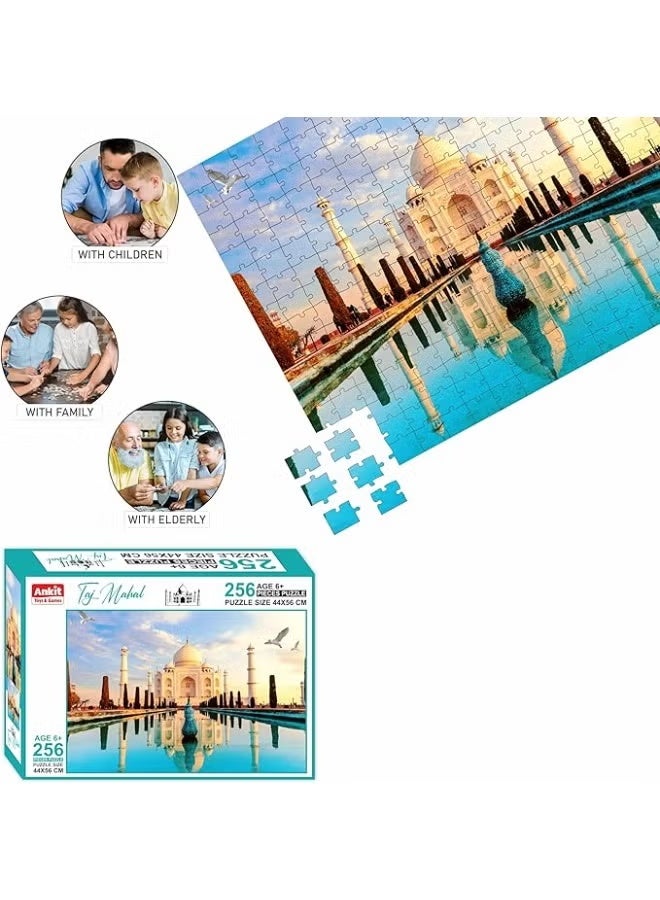 Ankit Toys Taj Mahal Jigsaw Puzzle 256 Pieces for Kids and Adults - Image 2