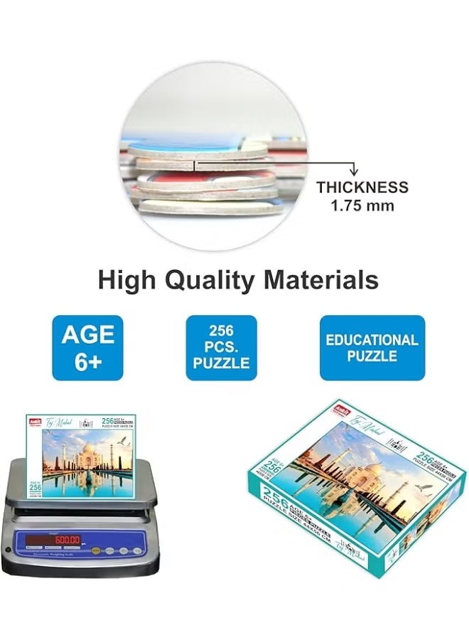 Ankit Toys Taj Mahal Jigsaw Puzzle 256 Pieces for Kids and Adults - Image 4