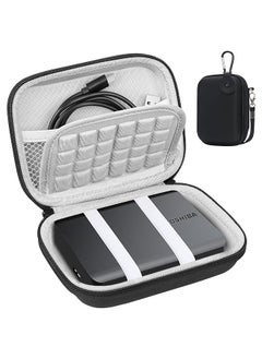 Hard Drive Carrying Case For Toshiba Canvio Basics Canvio Flex Canvio Advance Canvio Gaming Portable External Hard Drive 1Tb 2Tb 3Tb 4Tb 2.5 Inch Hdd Shockproof Travel Bag Black Plus Gray