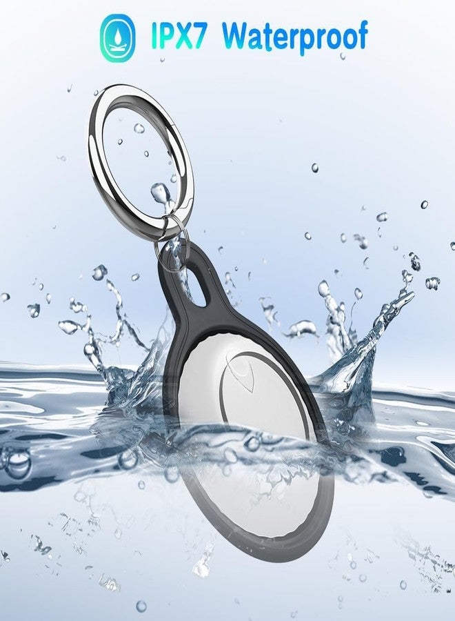 بديل لتطبيق FinderTag، جهاز البحث عن المفاتيح، جهاز تحديد موقع العناصر متوافق مع تطبيق Find My (لنظام iOS فقط)، جهاز تتبع ذكي للأمتعة/حقائب الظهر/حقائب السفر، تصنيف مقاومة الماء IP67 (أبيض) - Image 4