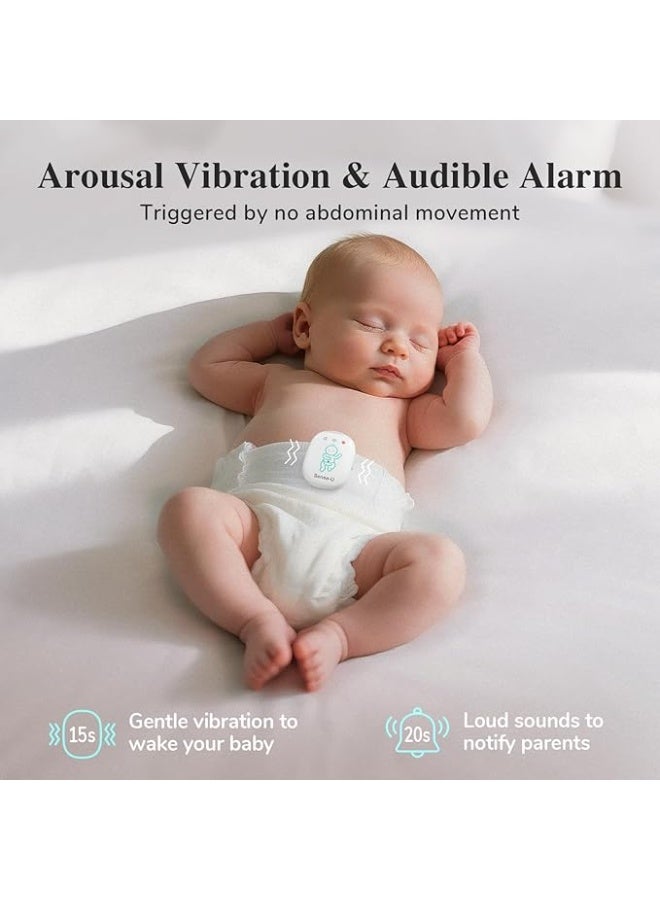 Sense-U Smart Baby Monitor 3 (Long Range & FSA/HSA Approved) - Tracks Abdominal Movement, Rollover, Sleeping Position, Temperature with Real-time Alerts from Anywhere - Image 3
