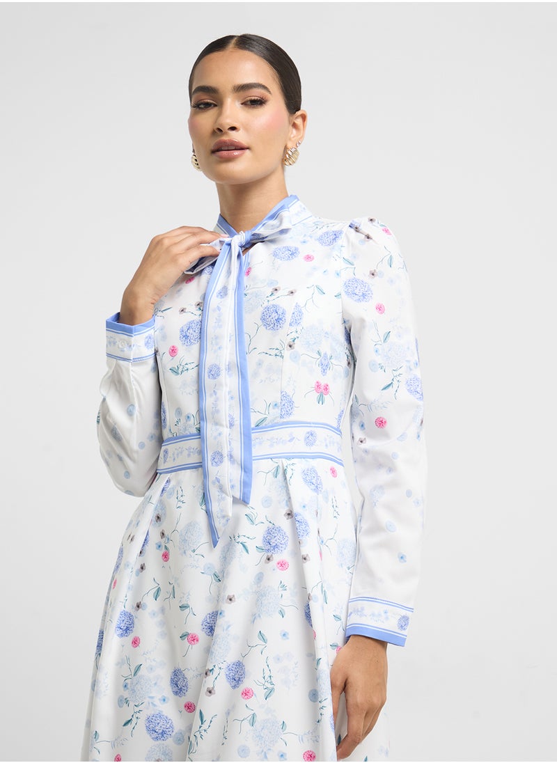 ELLA Floral Print Dress  - Image 3