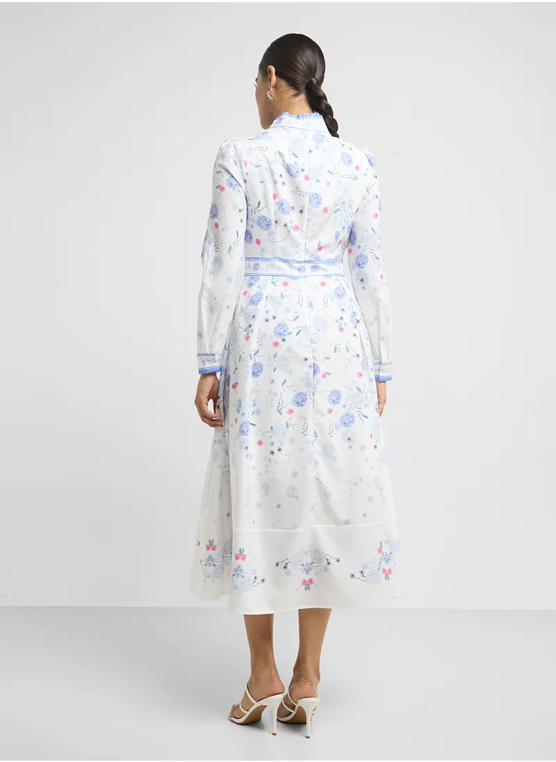 ايلا Floral Print Dress