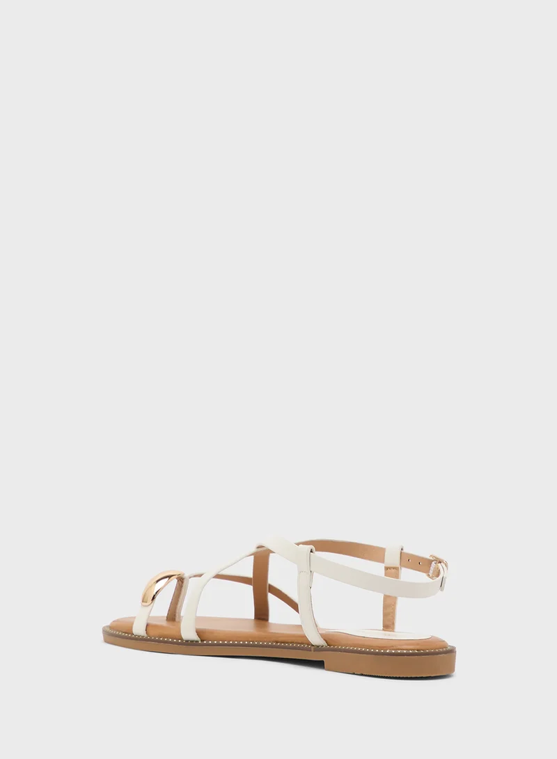 ترافل من نمشي Flat Sling Back Sandals