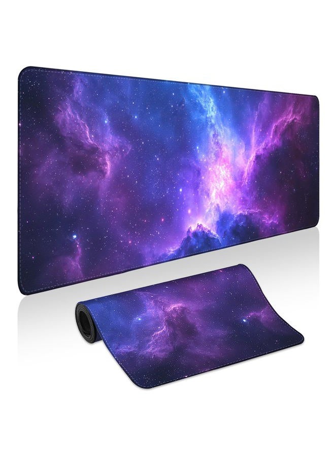 Yuhijoy Mouse Pad Gaming - Desk Mat for Keyboard and Mouse - Large Mouse Pads for Desk, Gaming Mousepad with Non-Slip Base, Desk Pad (31.5" X 11.8") for Gaming, Office and Home (Galaxy Space) - Image 1