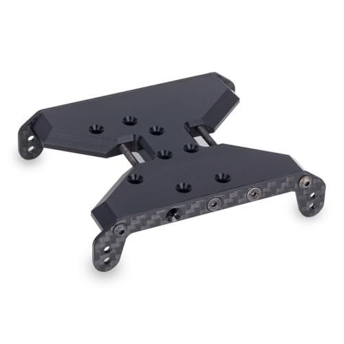VNUHV Carbon Fiber Chassis Skid Plate Transmission Plate for 110 RC Crawler Car Axial SCX10 Capra 19 UTB F9 AXI03004 Upgrade Parts - Image 1
