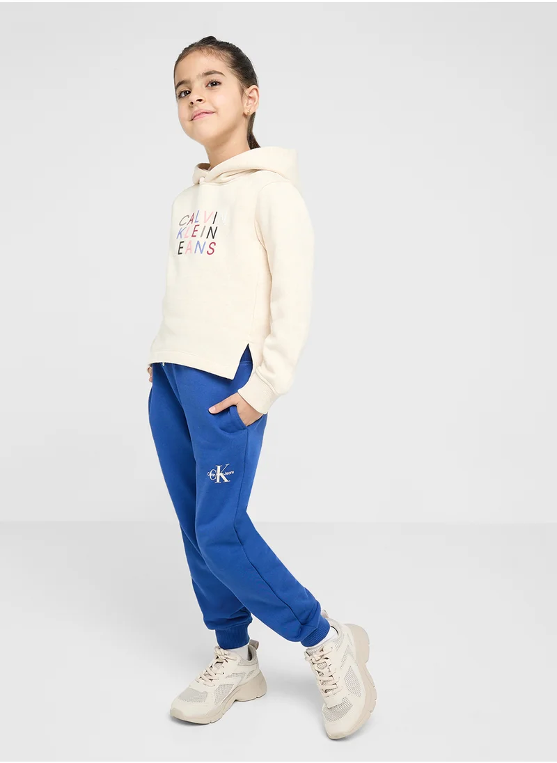 Calvin Klein Jeans Kids Color Logo Hoodie