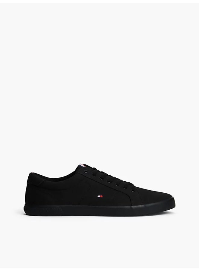 TOMMY HILFIGER Canvas Lace Up Sneakers - Image 1