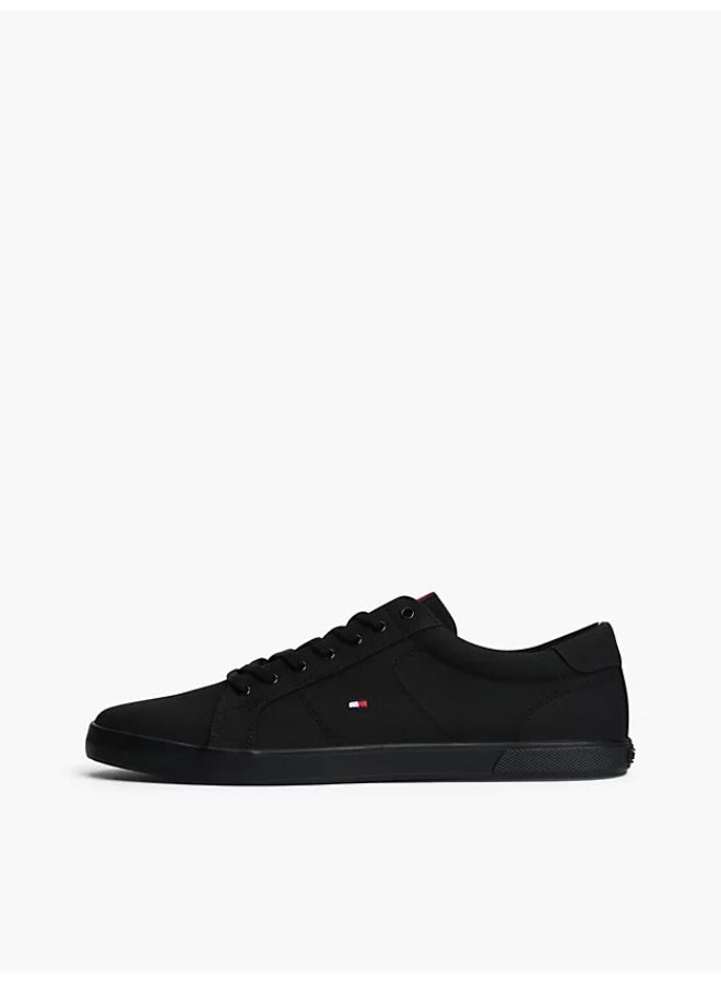 TOMMY HILFIGER Canvas Lace Up Sneakers - Image 3